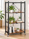Holzoptik Bücherregal 71x36x125cm