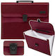 Lean Toys Dosar Pentru Hârtie A4 Burgundy