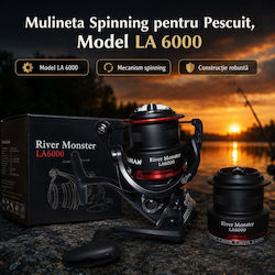 6000 Mulinetă de pescuit pentru Spinning