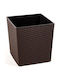 Lamela Ghiveci De Flori Din Plastic Mokka 400x40x41,5 Cm