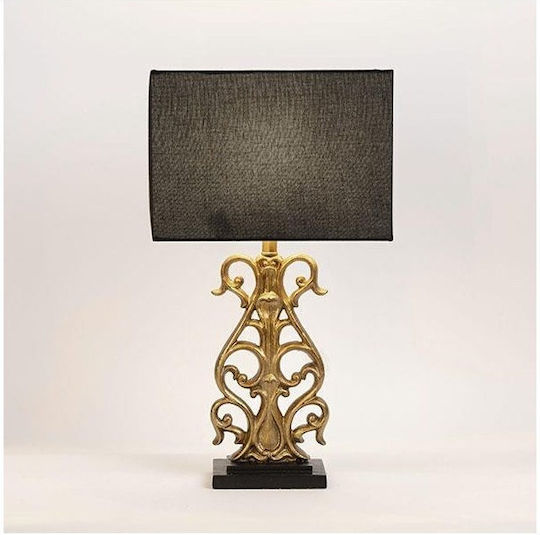 Eurolamp Kunststoff Tischlampe mit Schwarzem Hut