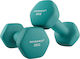 Songmics Set of Hexagon Dumbbells from Neoprene 2 x 3kg
