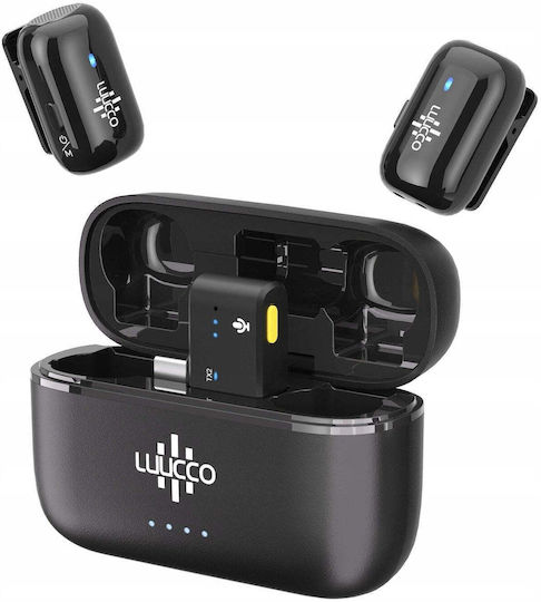 Luucco MiniPods K2 Set Drahtloses Mikrofon Pet Clip-On Für Kamera