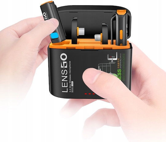LensGo 528C Wireless Lavalier Microphone Set for Mobile