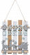 Papier Hängendes Ornament MFP Beschriftung 23 Cm