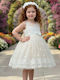 Mi Chiamo Ecru Taufkleid für Mädchen K4807