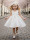 Mi Chiamo Ecru Taufkleid für Mädchen K4810