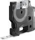 Dymo Permanent Polyester Label Maker Tape in Black Compatible with Dymo Rhino/IND