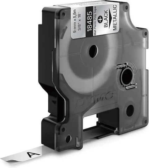 Dymo Permanent Polyester Label Maker Tape in Black Compatible with Dymo Rhino/IND