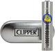 Clipper Bulldog Αναπτήρας σε Ασημί χρώμα