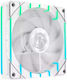 GameMax Tornado T12 Argb-rw Reverse Blade Case Fan 120mm (2200rpm / 66.89cfm) με ARGB Φωτισμό και Σύνδεση 4-Pin PWM Λευκό