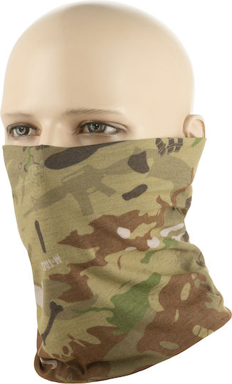 M-Tac Neck Gaiter Lightweight War Camo 67-Multicam