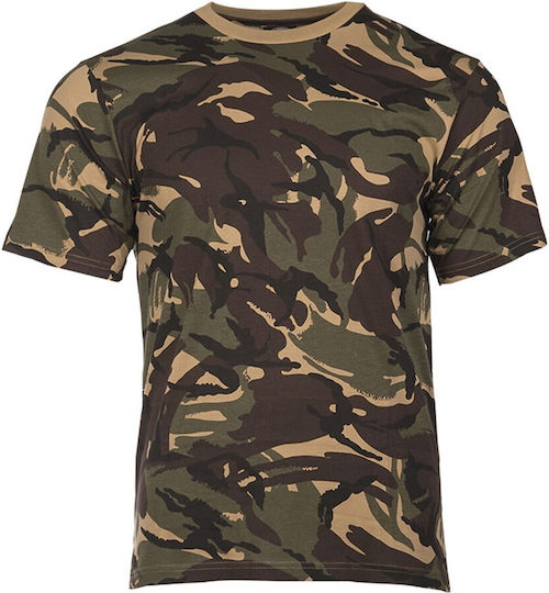 Mil-tec British Dpm T-shirt Блуза за Камуфлаж Тактическа Ежедневна Употреба Flechtarn Camo