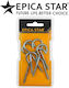 Epica Star Metallic Hook Screws 4 Pieces