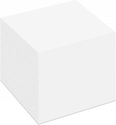 Donau Κολλητό Μπλοκ Donau 90x90x85mm Περίπου 800 Φύλλα Λευκό