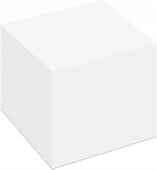Donau Κολλητό Μπλοκ Donau 90x90x85mm Περίπου 800 Φύλλα Λευκό