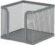 Metal Pencil Holder in Silver Colour 8x9.5x9.5cm 1pc