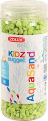 Zolux Χαλίκι Ενυδρείου Aquasand Kidz Nugget 500 Ml Πράσινο