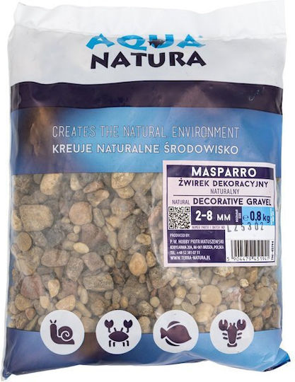 Zoologia Aqua Natura Masparro Dekoratives Aquariumboden Kies 2-8 Mm 0,8 Kg