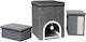 Costway Zw2l Cat Bed House Ladder 3