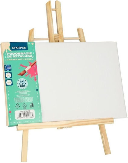 Starpak Leinwand Hölzernes Staffelei 20x30 Stück Fol 20/40