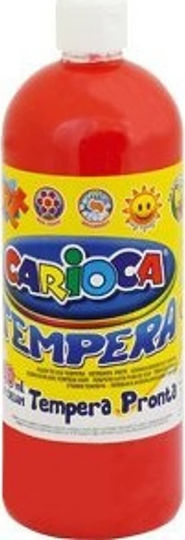 Carioca Τέμπερα Ζωγραφικής Κόκκινη 1000ml