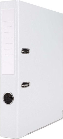 Basic Arc Ring Binders Basic-s Rail Pp A4/50mm White