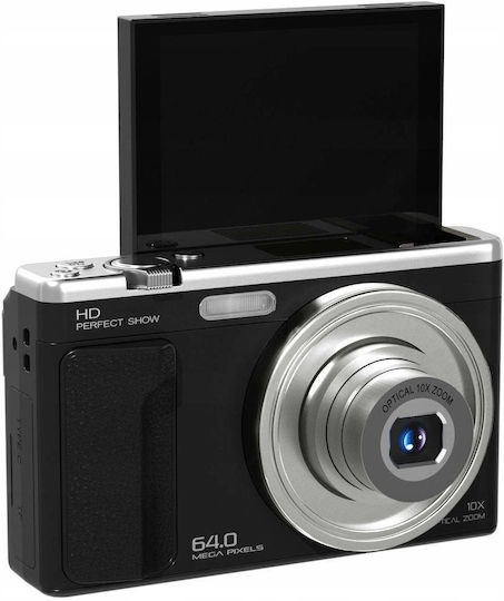 Xrec C89 Aparat foto compact 64MP Zoom optic 10x Negru