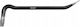 Abraboro Crowbar - Nail Puller Made of Steel with Hexagonal Cross-section 800mm