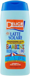 Delice Solaire Late Solare SPF30 Waterproof Emulsie de Protecție Solară pentru Copii pentru Față & Corp 250ml Delice Solaire Late Solare SPF30 Waterproof Emulsie de Protecție Solară pentru Copii pentru Față & Corp 250ml