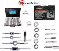 Forsage Handgewindebohrer und Gewindeschneider Set 110 Stück Forsage Handgewindebohrer und Gewindeschneider Set 110 Stück