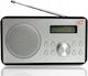 LTC Audio Osa Tabletop Radio Electric / Battery with Bluetooth Silver
