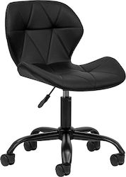 Activeshop Scaun Cu Roți Negru