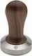 Lelit Tamper with Flat Surface 58mm in Brown Colour