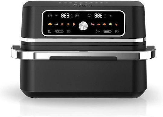 Rohnson Air Fryer with Double Removable Container 9lt Black R-28017