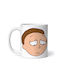 Rick And Morty Sad Morty Cană Ceramică Albă 330ml
