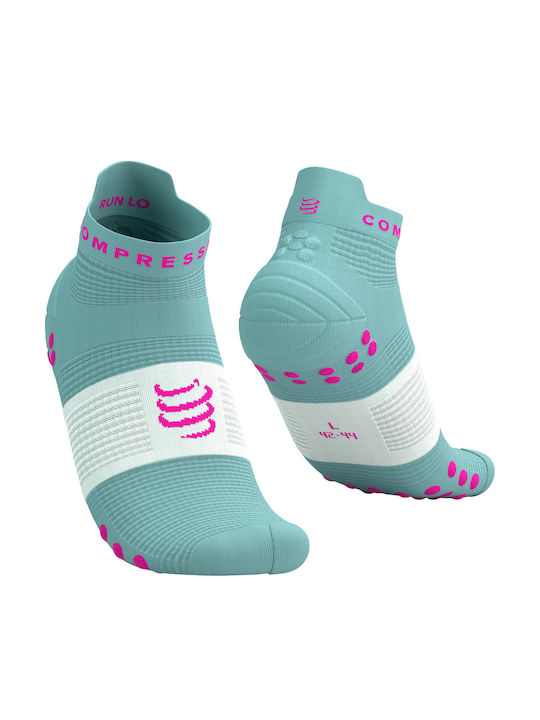 Compressport Low Ciorapi Running Albaștri 1 Pereche