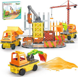 PicassoTiles 5-в-1 Конструктор На Строителни Машини PicassoTiles 5-в-1 Конструктор На Строителни Машини