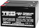Battery Pack Compatible Apc Rbc3 12v 14.2ah 2x6v Ted Electric
