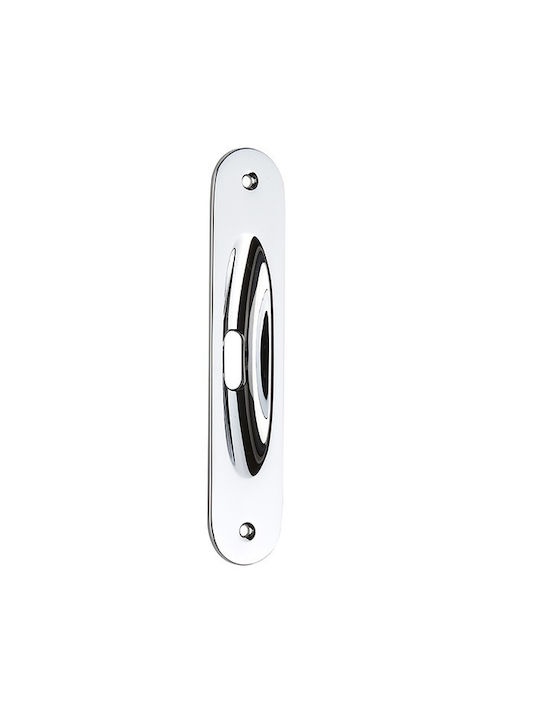Zogometal 220 Türdrücker mit Schlüsselloch Silber 34mm 220-16