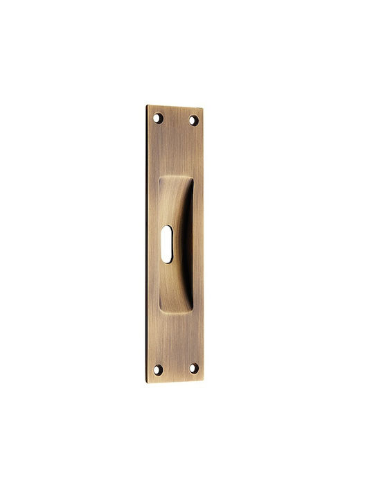 Zogometal 230 Bronze Türdrücker mit Schlüsselloch 40mm 230-04