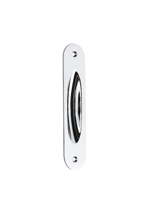 Zogometal 220 Türdrücker ohne Loch Silber 34mm 220-16
