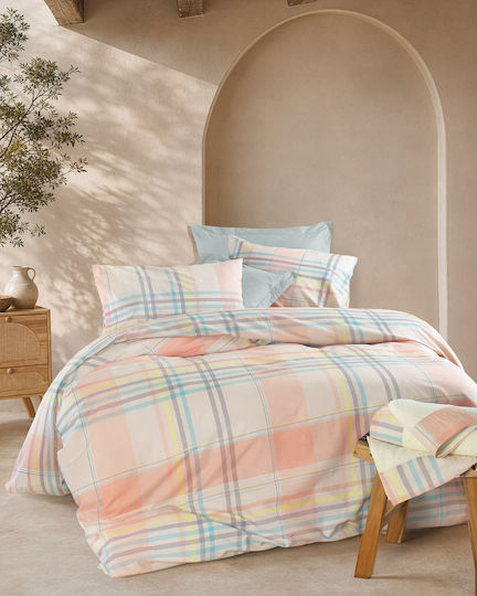 Rythmos Σετ Υπέρδιπλο 220x240εκ. Frame Πορτοκαλί 3τμχ