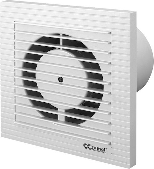 Commel Ventilator Badezimmer Φ100 12W mit Klappe und Timer 420-102