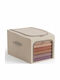 Stoff-Aufbewahrungskorb Grau 56 l