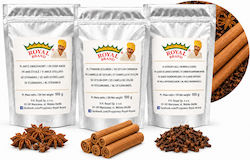 Set Winterliches Tee Zimt Ceylon Nelke Sternanis Anis 3 × 100 G – Glutenfrei Getränke Kompotts Süße Warme Getränke