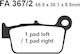 Подложки Fa367/2 Delta Brakes Dl314/db2254 Полу Метални