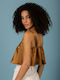 Women's Crop Top Bronze