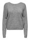 Damen Langärmeliges Pullover Grau