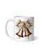 Ornament Clopoțel De Crăciun Cană Ceramică Clopoței 330ml Cu Personalizare